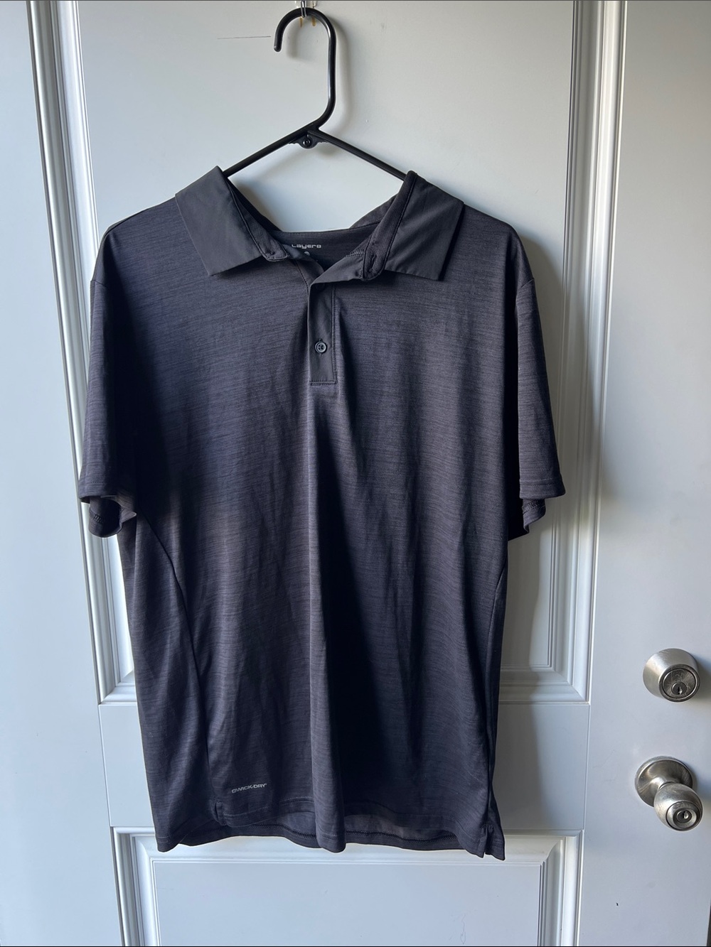 Layer 8 Men's Dark Charcoal Polo Shirt